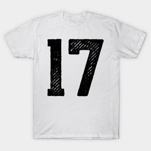 Rough Number 17 T-Shirt